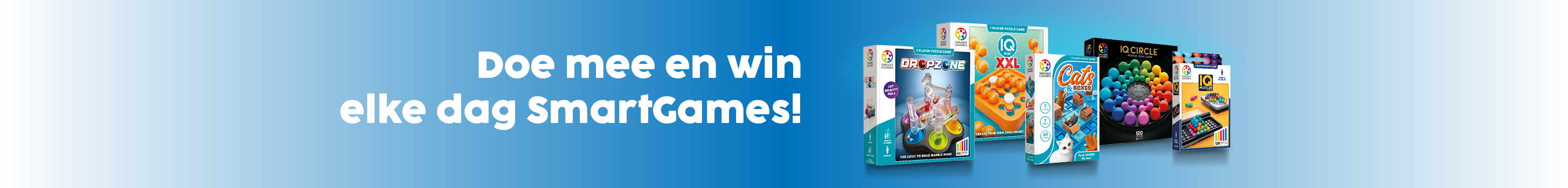 Doe mee en win elke dag SmartGames!